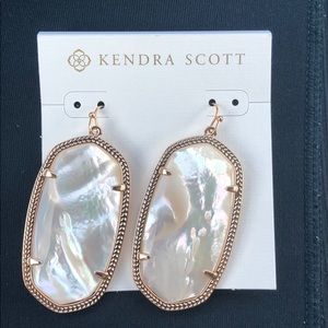 Kendra Scott Elle Gold Drop pearl earrings